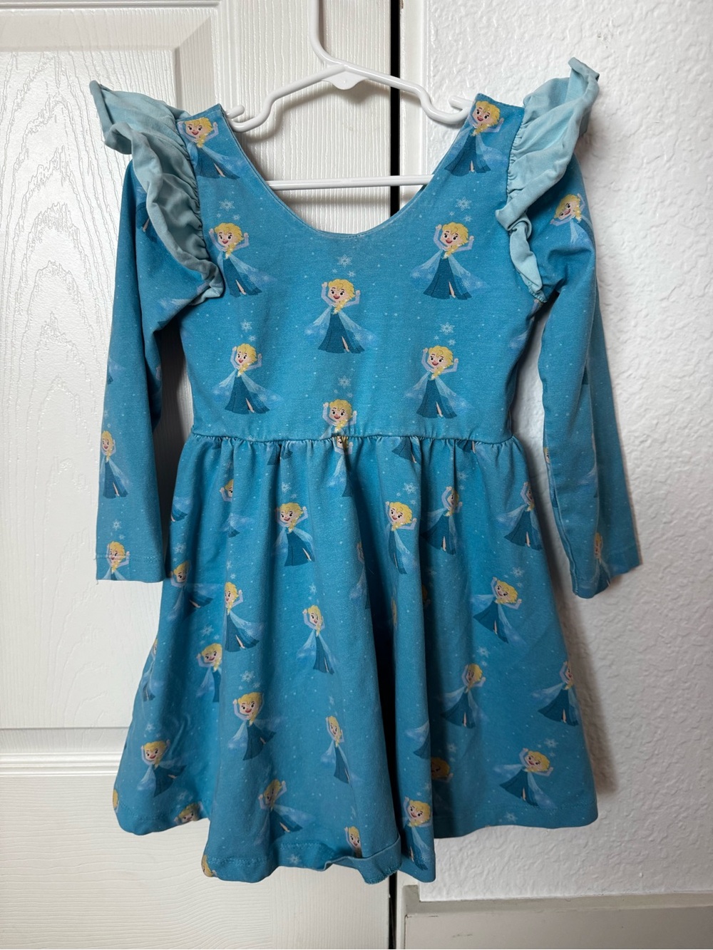 Monica + Andy Elsa Frozen dress 4T